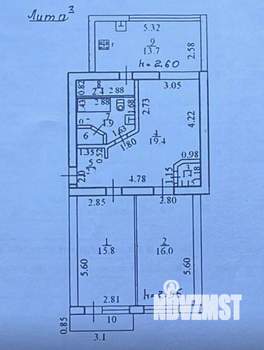 3-к квартира, вторичка, 82м2, 2/5 этаж