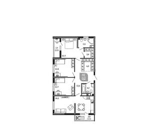 3-к квартира, вторичка, 99м2, 6/21 этаж