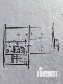 3-к квартира, сданный дом, 63м2, 3/5 этаж