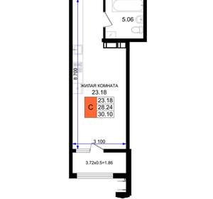 Студия квартира, вторичка, 30м2, 6/8 этаж