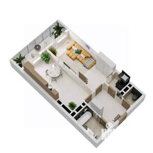 1-к квартира, вторичка, 58м2, 17/17 этаж