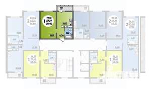 1-к квартира, вторичка, 39м2, 10/16 этаж