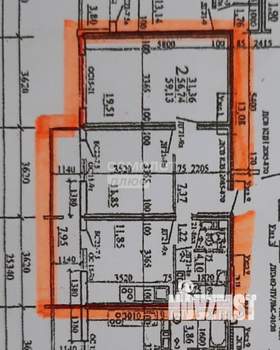 2-к квартира, вторичка, 62м2, 8/16 этаж