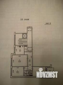 3-к квартира, вторичка, 64м2, 10/10 этаж