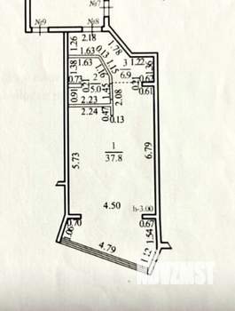 Студия квартира, вторичка, 50м2, 2/5 этаж