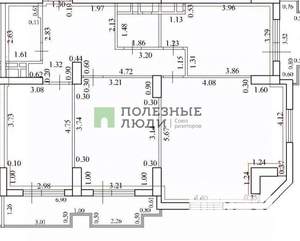 3-к квартира, вторичка, 99м2, 12/17 этаж
