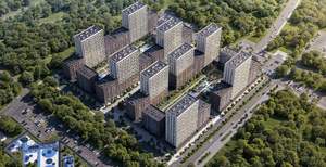 1-к квартира, строящийся дом, 47м2, 14/18 этаж