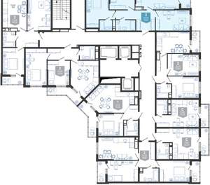 3-к квартира, вторичка, 80м2, 9/24 этаж