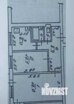 2-к квартира, вторичка, 49м2, 2/9 этаж