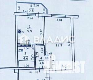 1-к квартира, вторичка, 35м2, 16/16 этаж