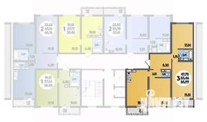 3-к квартира, строящийся дом, 86м2, 11/16 этаж