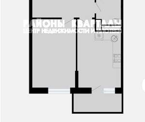 1-к квартира, вторичка, 42м2, 11/16 этаж