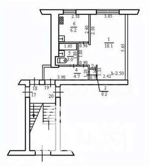 Студия квартира, вторичка, 33м2, 1/4 этаж