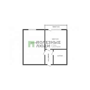 1-к квартира, вторичка, 38м2, 6/16 этаж