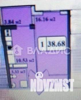 1-к квартира, вторичка, 37м2, 2/17 этаж