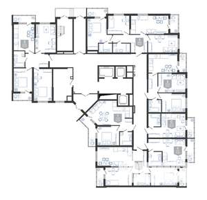 2-к квартира, вторичка, 51м2, 1/24 этаж