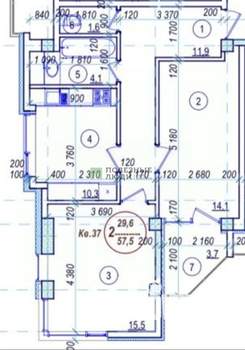 2-к квартира, вторичка, 58м2, 5/5 этаж