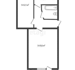 2-к квартира, вторичка, 48м2, 4/5 этаж