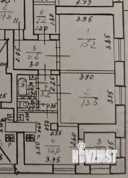 2-к квартира, вторичка, 60м2, 3/4 этаж