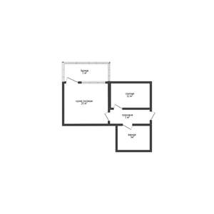 1-к квартира, вторичка, 41м2, 13/20 этаж