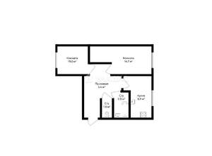 2-к квартира, вторичка, 48м2, 4/5 этаж