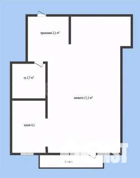 Студия квартира, вторичка, 24м2, 3/4 этаж
