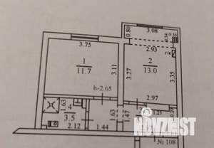 1-к квартира, вторичка, 35м2, 6/8 этаж