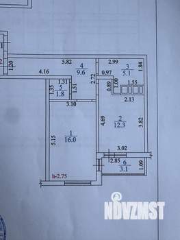 1-к квартира, сданный дом, 48м2, 14/16 этаж