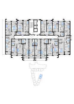 1-к квартира, вторичка, 41м2, 4/8 этаж