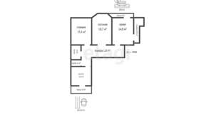 3-к квартира, вторичка, 85м2, 8/9 этаж