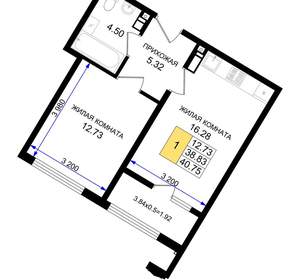1-к квартира, вторичка, 41м2, 3/8 этаж