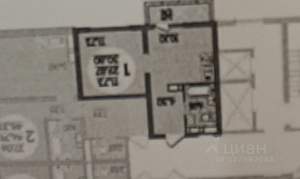 1-к квартира, вторичка, 30м2, 12/16 этаж