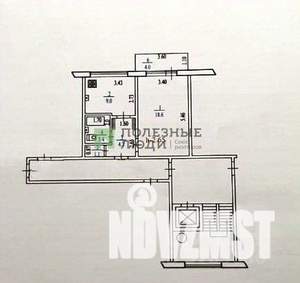 1-к квартира, вторичка, 40м2, 2/10 этаж