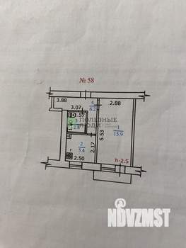 1-к квартира, вторичка, 30м2, 5/5 этаж