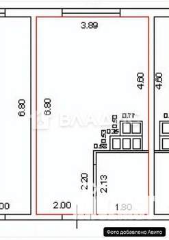 Студия квартира, вторичка, 25м2, 15/21 этаж
