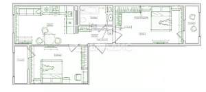 2-к квартира, вторичка, 66м2, 13/25 этаж