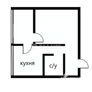 1-к квартира, вторичка, 41м2, 3/9 этаж