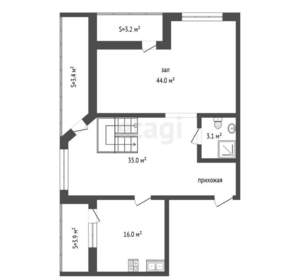 5-к квартира, вторичка, 173м2, 7/8 этаж