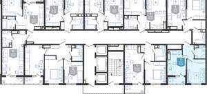 1-к квартира, вторичка, 31м2, 22/24 этаж