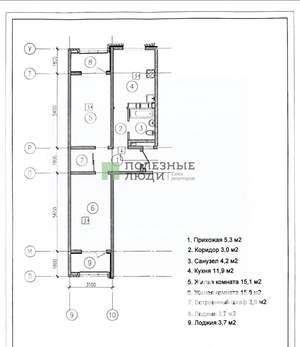 2-к квартира, вторичка, 58м2, 16/16 этаж