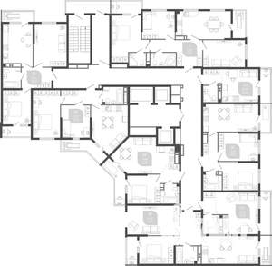 2-к квартира, строящийся дом, 63м2, 19/23 этаж