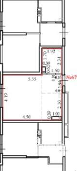 Студия квартира, вторичка, 27м2, 11/24 этаж