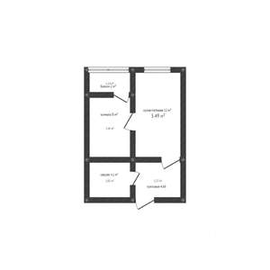 1-к квартира, вторичка, 30м2, 8/24 этаж