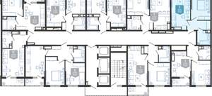 1-к квартира, вторичка, 38м2, 20/24 этаж