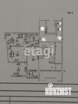 3-к квартира, вторичка, 64м2, 7/17 этаж