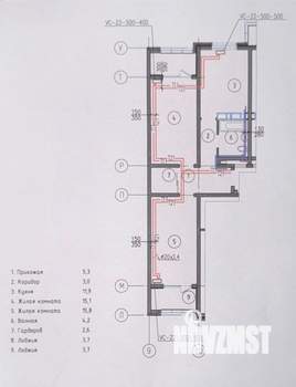 2-к квартира, вторичка, 65м2, 8/16 этаж