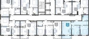 2-к квартира, вторичка, 60м2, 17/24 этаж