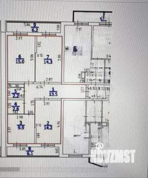 3-к квартира, вторичка, 72м2, 14/20 этаж
