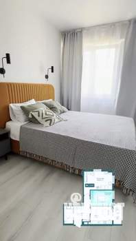 2-к квартира, вторичка, 59м2, 8/16 этаж