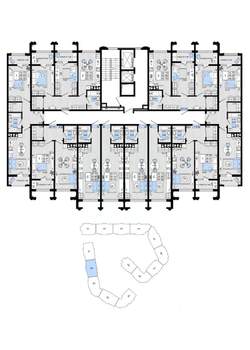 2-к квартира, вторичка, 64м2, 2/8 этаж